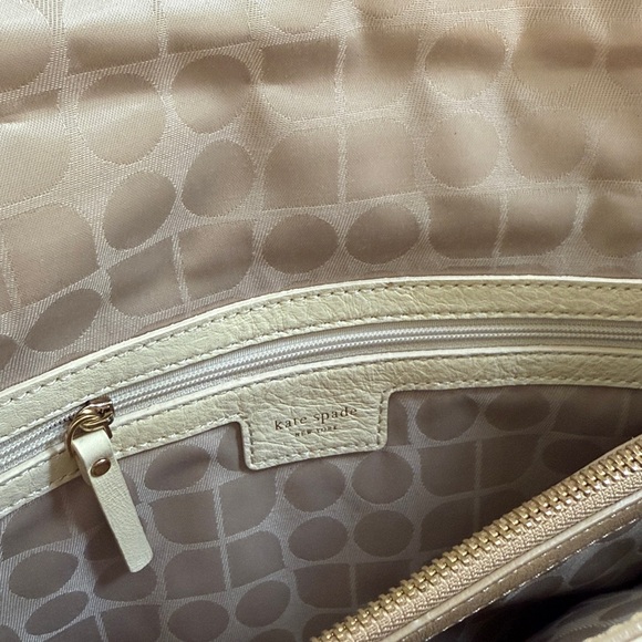 New Kate Spade cream & beige handbag shoulder bag - Picture 8 of 8